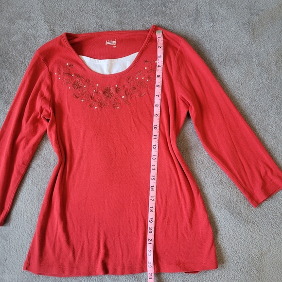 2000s y2k top blouse elena gilbert long sleeve - Picture 4 of 5